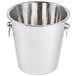 7 1/2 inch Stainless Steel Wine / Champagne Bucket - 4 Qt.