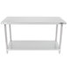 Regency 30 inch x 60 inch 16-Gauge 304 Stainless Steel Commercial Work Table with Undershelf