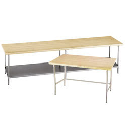 Wood Top Work Tables
