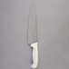 10 inch Chef Knife with White Handle
