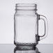 Core 16 oz. Mason Jar / Drinking Jar with Handle - 12/Case