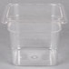 1/6 Size Clear Polycarbonate Food Pan - 6 inch Deep